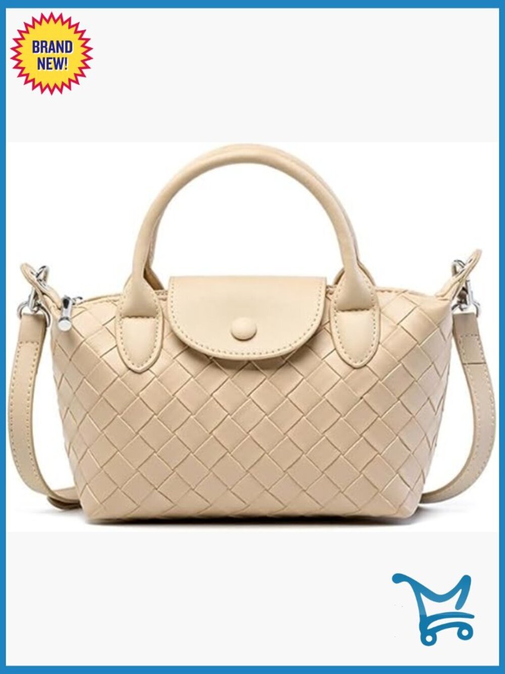 Mini Leather Top Handle Satchel Bag Lightweight Crossbody Travel Daily